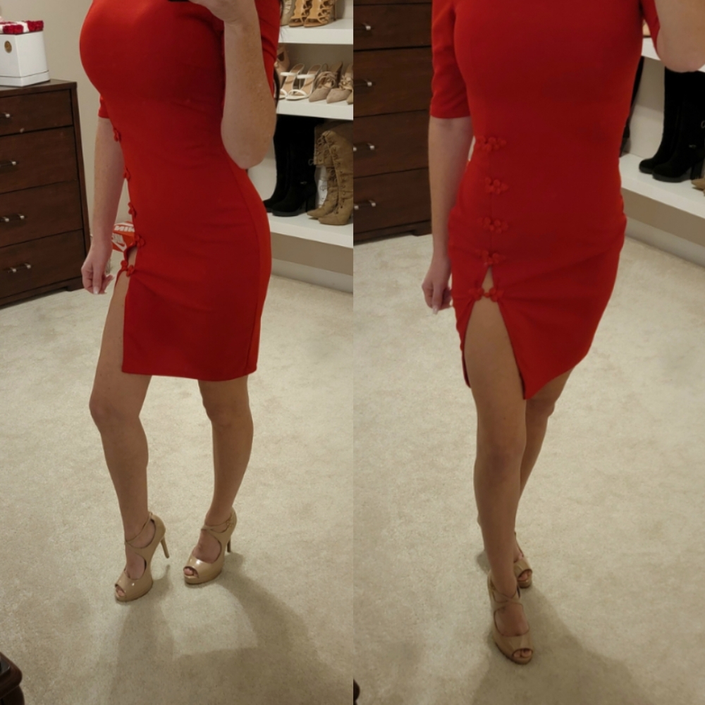Fashion Nova dress size Medium red dress